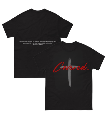 "COVERED" Brand Logo T-Shirt (Black)