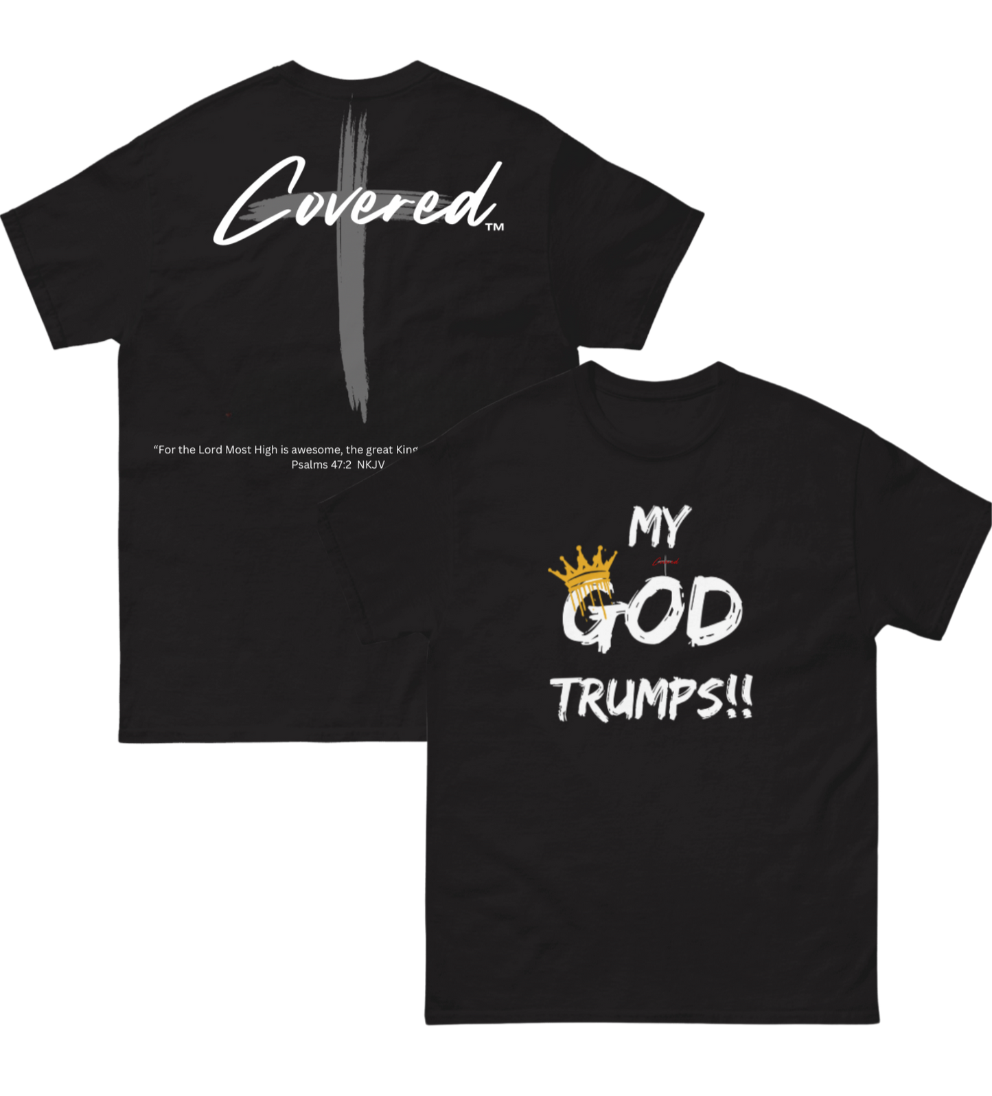 "MY GOD Trumps!!" (Black)