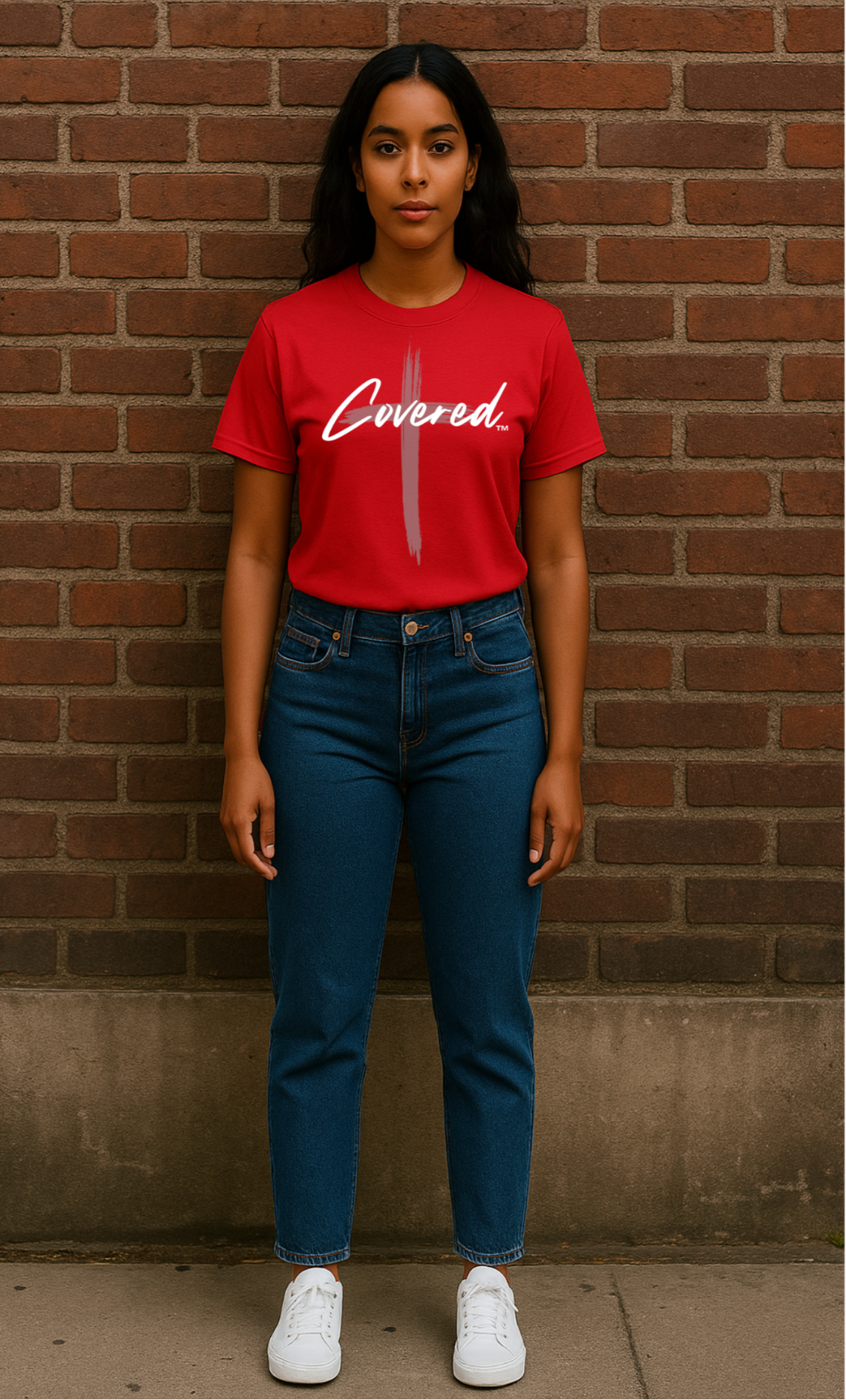 "COVERED" Brand Logo T-Shirt